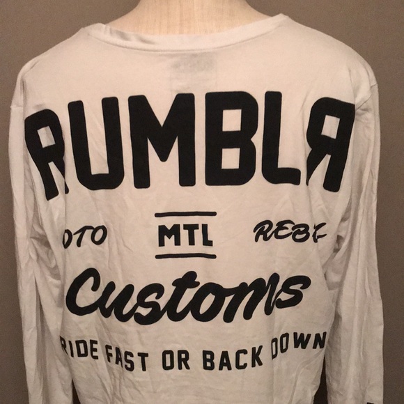 Rumblr cropped long sleeved tee - Picture 3 of 5